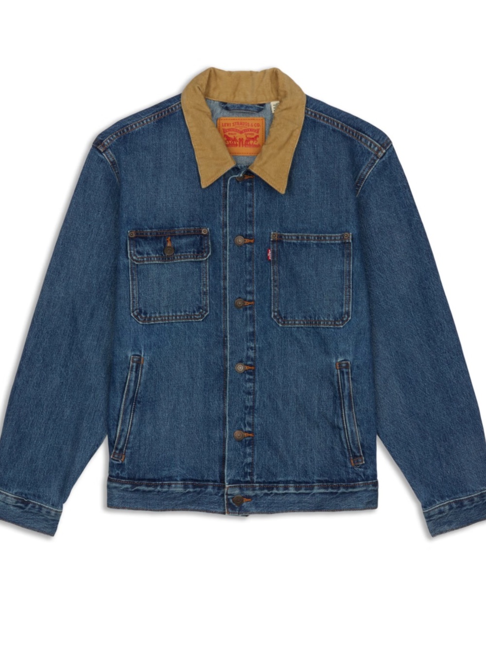Levi's Trucker Jacket Corduroy Collar
